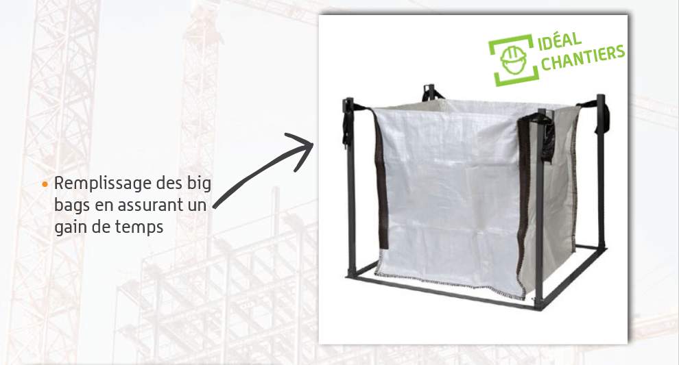 Support pliable pour big bag