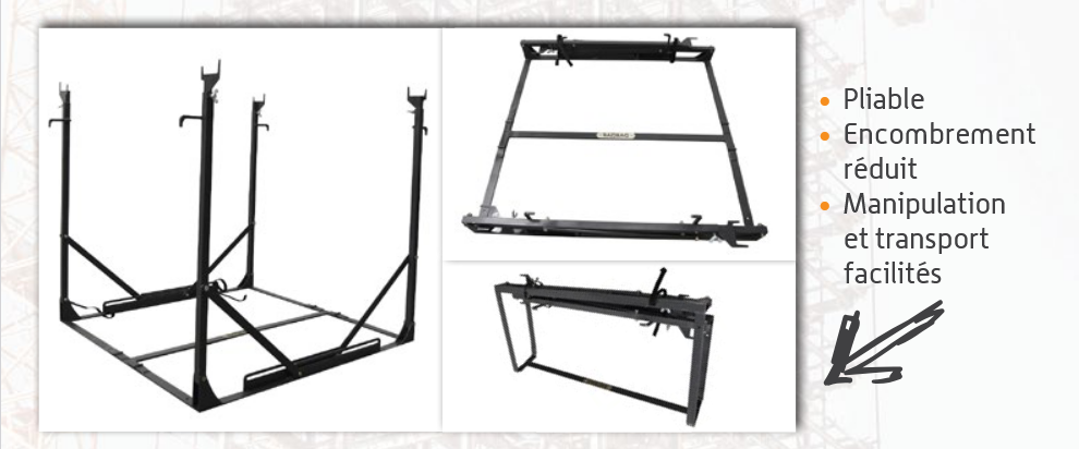 Support pliable et reglable