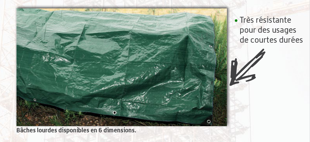 Bâches lourdes