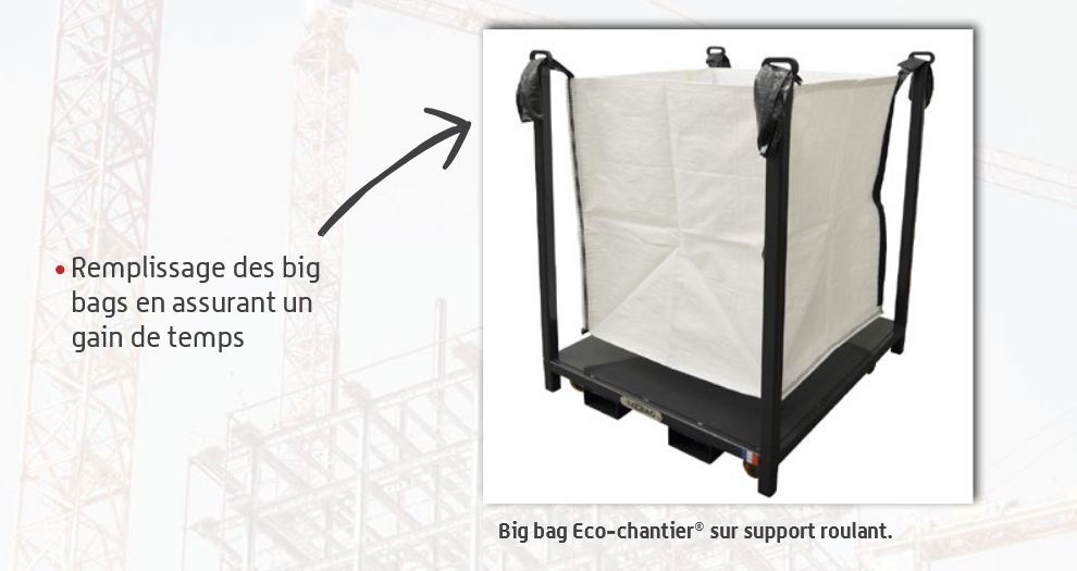 Support roulant pour big bag